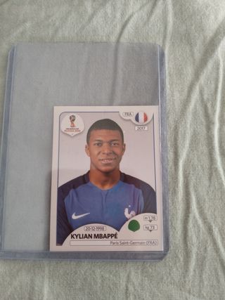 Cromo Kylian Mbappé Mundial Rusia 2018