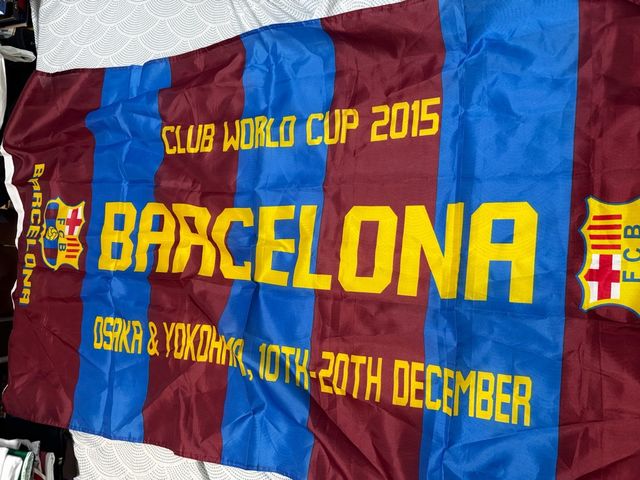 Bandiera della Coppa del Mondo FC Barcelona 2015