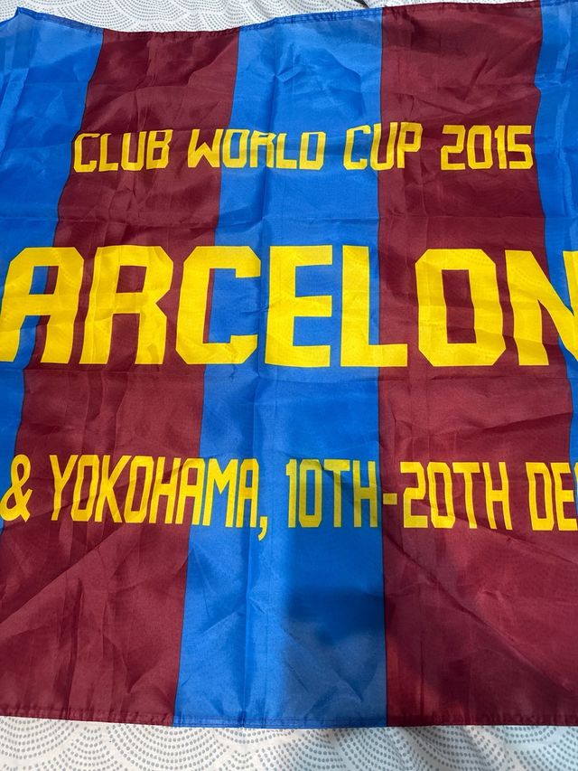 Bandiera della Coppa del Mondo FC Barcelona 2015