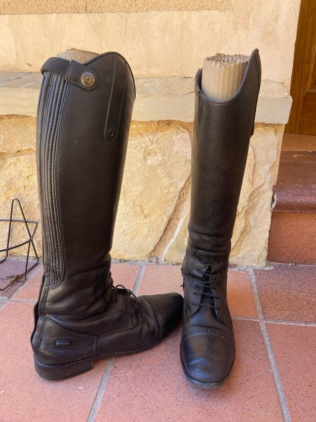 Botas equitación piel hkm valencia 