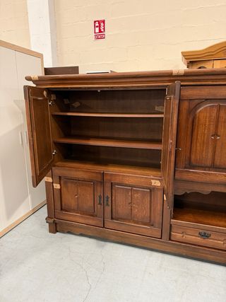 Mueble salón madera maciza