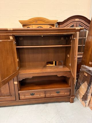 Mueble salón madera maciza