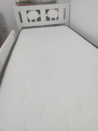 Colchón Viscoelástico 160x70cm y cama kritter ikea