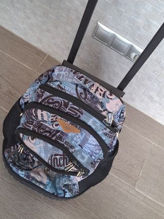Mochila azul marca privata