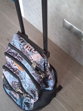 Mochila azul marca privata