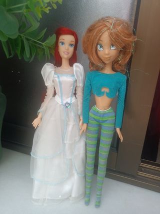 Muñecas Ariel y Bloom