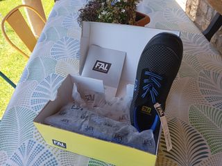 Zapatos seguridad FAL negros-azules