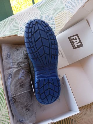 Zapatos seguridad FAL negros-azules