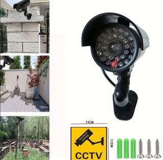 Cámara Seguridad Falsa + Pegatina