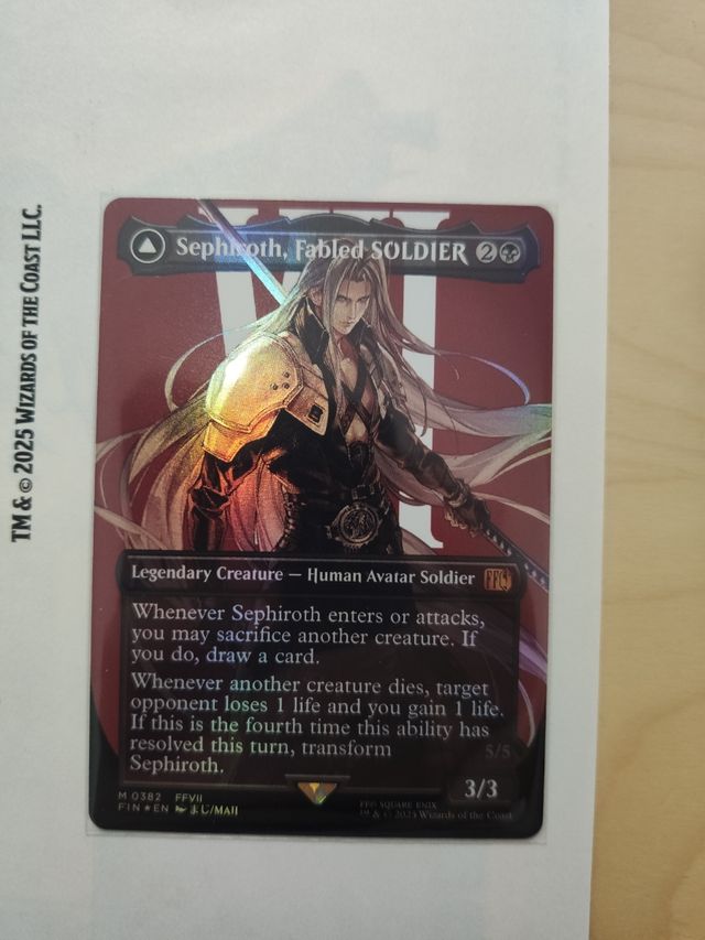 Sephiroth Foil - Magic: The Gathering