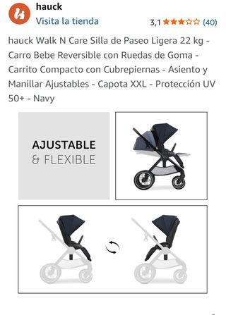 Silla Paseo Hauck Walk N Care Ligera