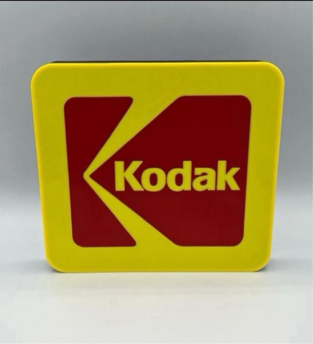 Luz de neón Kodak vintage