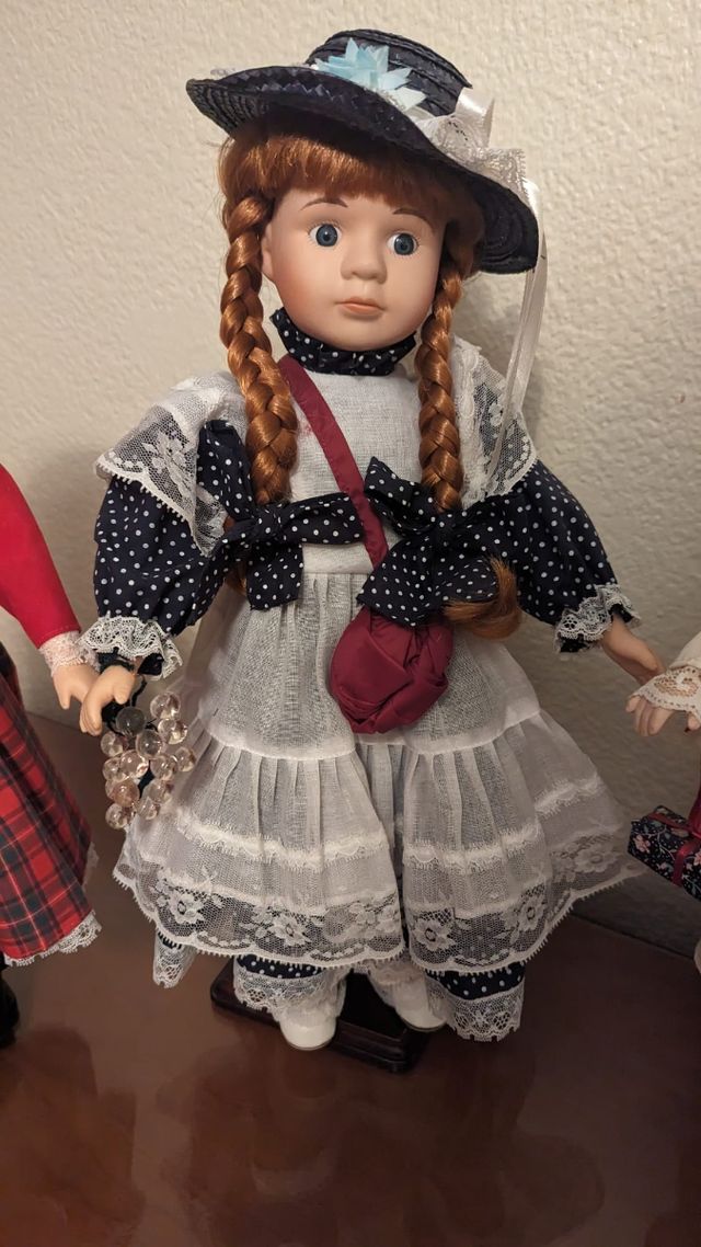 Lote de 6 Muñecas Porcelana Vintage