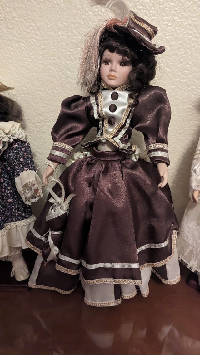 Lote de 6 Muñecas Porcelana Vintage