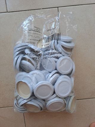 100 Coperchi Capsule - Bianchi