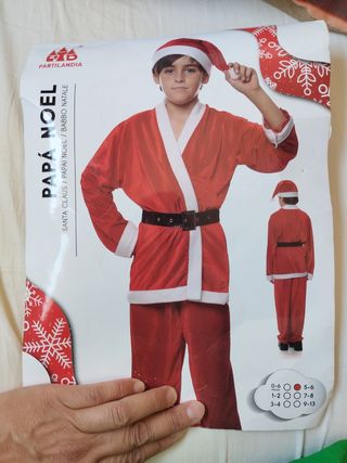 Disfraz Papá Noel niño (4-5 años)

