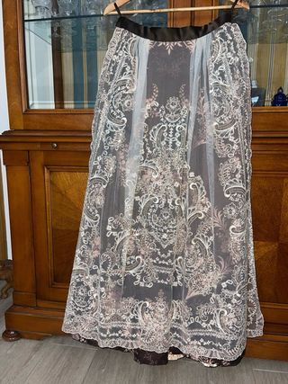 Traje Fallera marrón completo