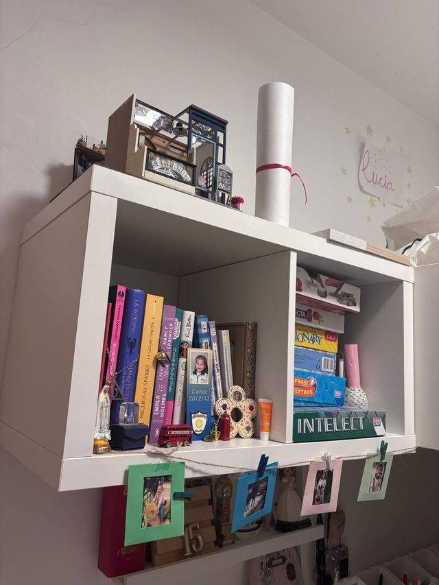 Litera infantil blanca de madera