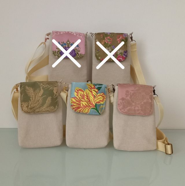 Bandoleras tela vaquera y fallera