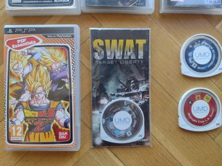 JUEGOS PSP COMO NUEVOS.