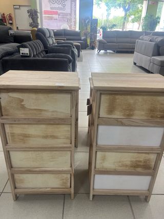 2 Cajoneras madera - Decorativas