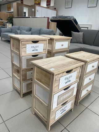 2 Cajoneras madera - Decorativas