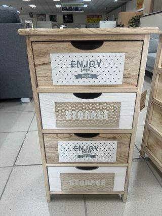 2 Cajoneras madera - Decorativas