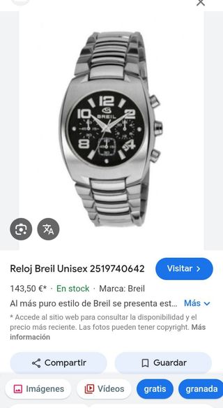 Breil - Reloj cronógrafo hombre