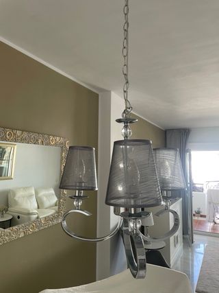 Juego Lamparas salon modernas 3 luces