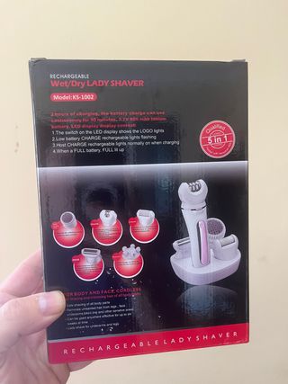 Depiladora 5 en 1 recargable