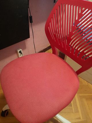 Silla escritorio giratoria rosa