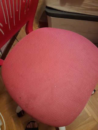 Silla escritorio giratoria rosa