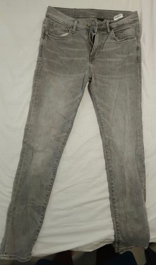 Jeans grises H&M talla S