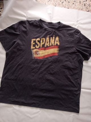 Camiseta España - Negra