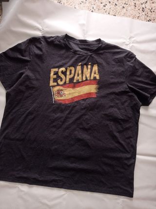 Camiseta España - Negra