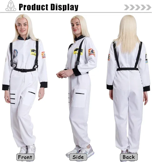 Disfraz Astronauta Espacial Mujer Adulto Talla S