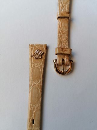 Correa Maurice Lacroix Piel Beige 12mm