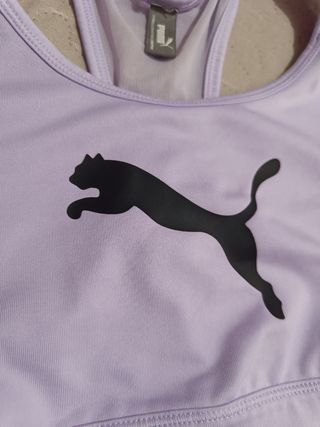 Top deportivo Puma morado