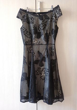 Vestito romantico goth nero