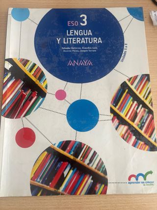 Libro Lengua y Literatura ESO 3