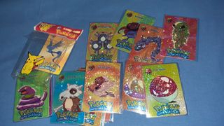 Deck set 36 Laser Cards Pokemon vintage prism card