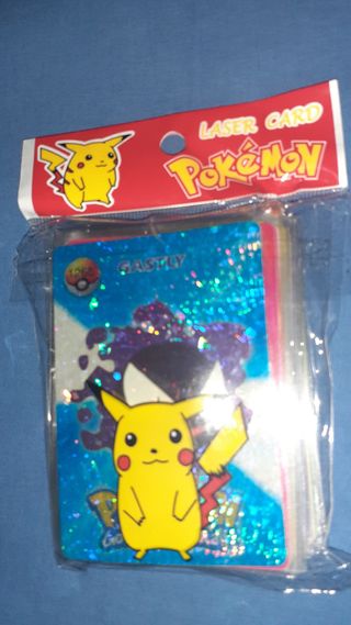 Deck set 36 Laser Cards Pokemon vintage prism card