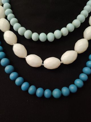 Collana vintage vetro handmade