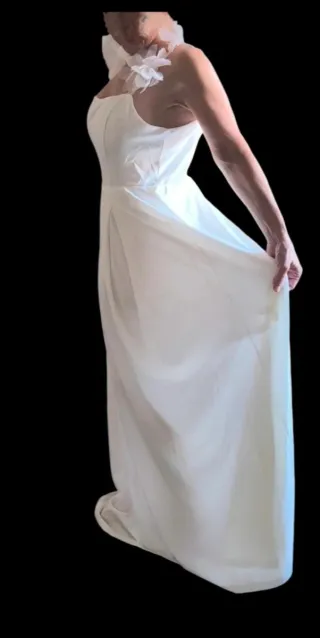 Vestido novia blanco - elástico