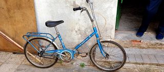 Bicicleta BH paseo vintage azul