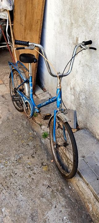Bicicleta BH paseo vintage azul
