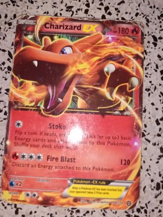 Charizard EX - Cromo Pokémon 54/124
