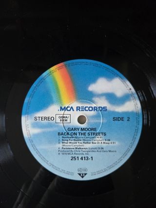 Vinilo Gary Moore - Back on the Streets