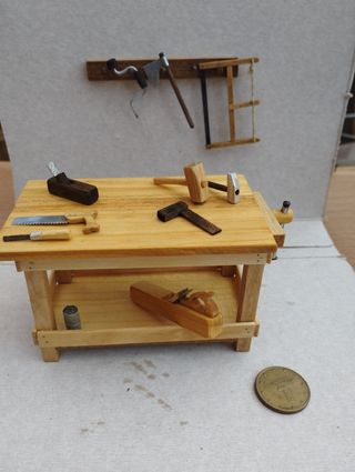 Lote carpintero miniatura 