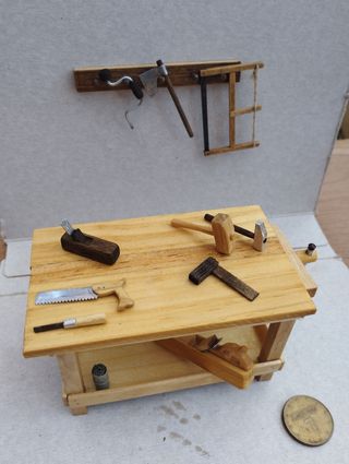 Lote carpintero miniatura 